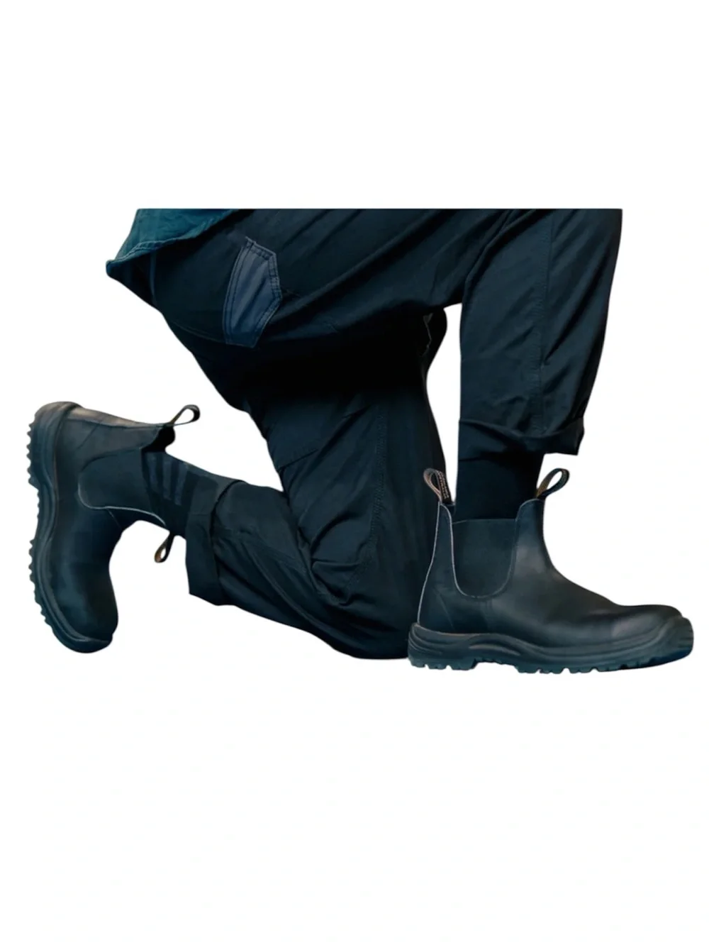 BLUNDSTONE Men’s Work Boot, Black Size 9, Sample pair, NWOT